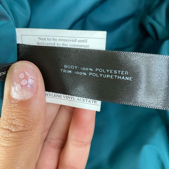 Marc Jacobs Quilted Nylon Backpack Deep Teal Blue - Picture 8 of 13